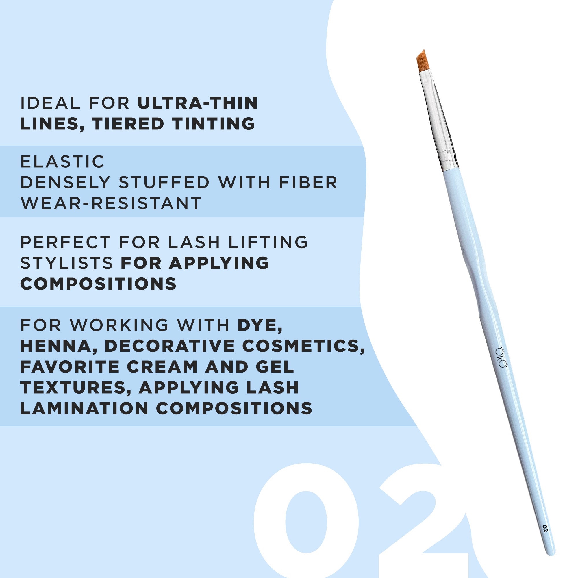 OKO Mini Angled Brush #2