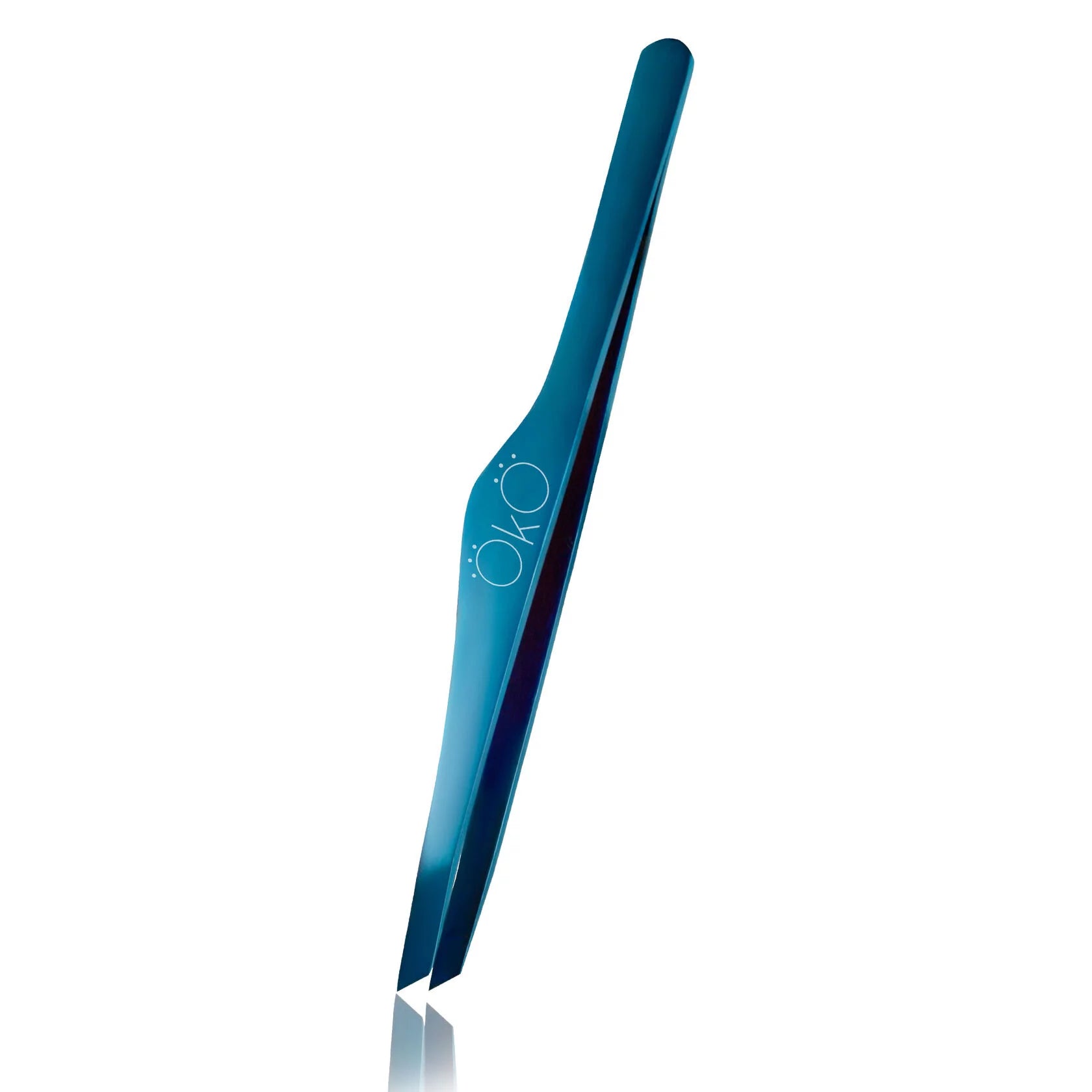 OKO Eyebrow Tweezers Beveled Blue Magic Premium