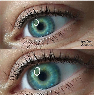 Deep black eyelid pigment