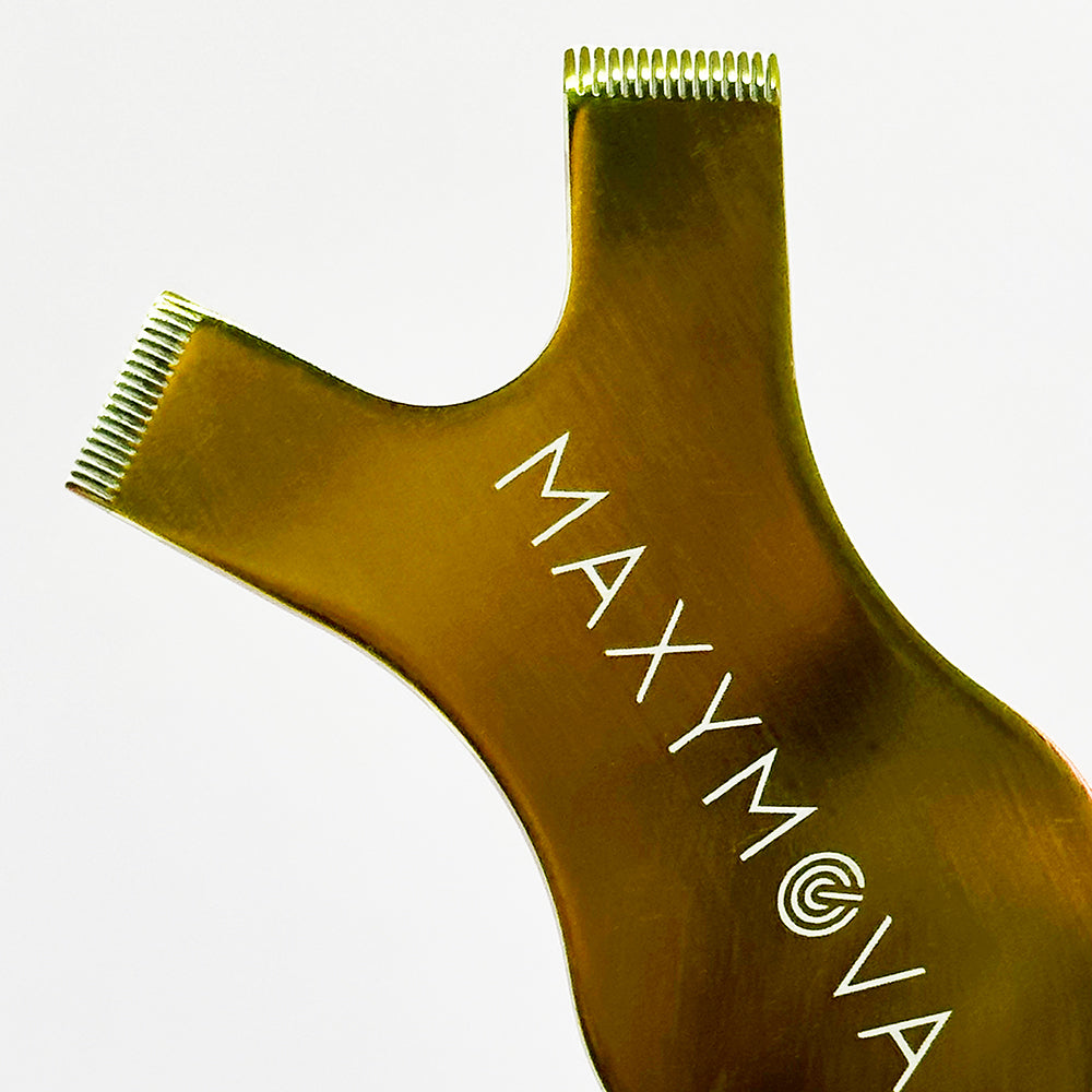 Maxymova Golden metallic Y tool/ruler