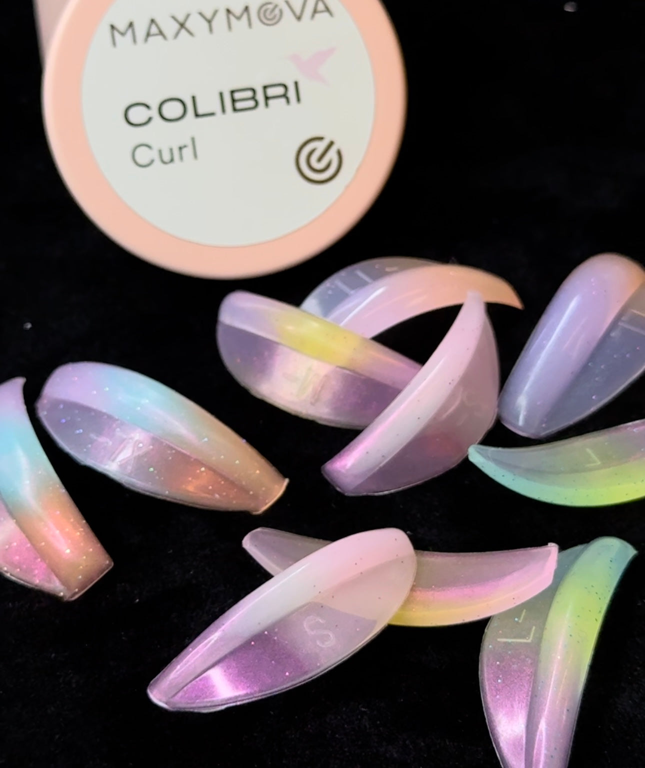 Maxymova CURL eyelash curlers - Colibrì - semi-transparent - 5 pairs