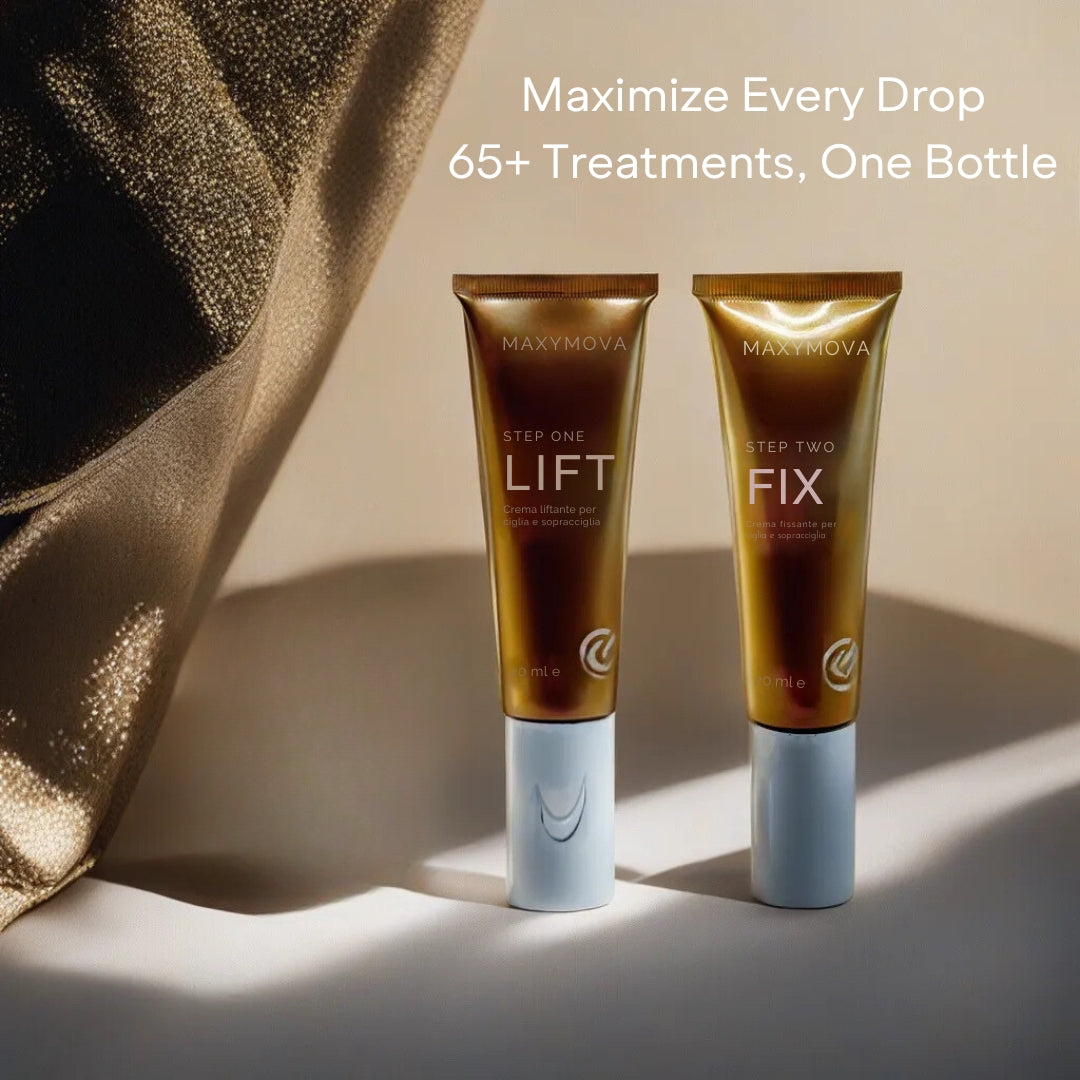 Maxymova Step 2 FIX lamination in 20ml airless anti-waste bottle