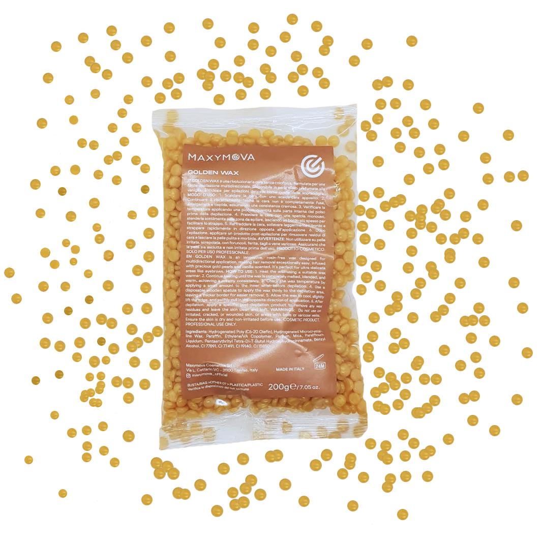 Maxymova golden vanilla pearl wax for eyebrows - 200gr