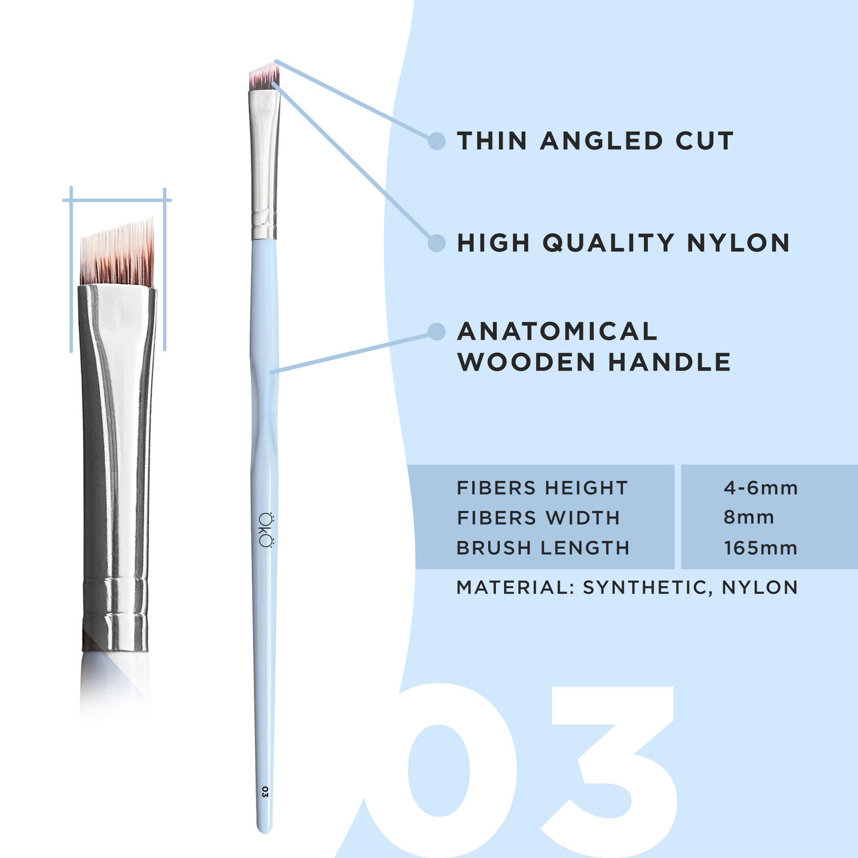 OKO Brush Set "Flawless Brushes Flawless Brows"
