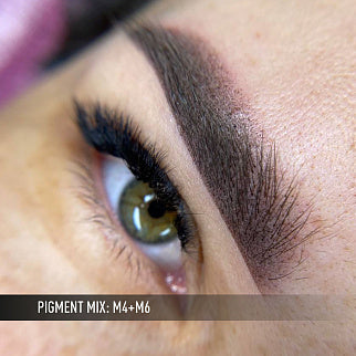 M6 DARK BROWN mineral eyebrow pigment (OPIUM LIGHT)
