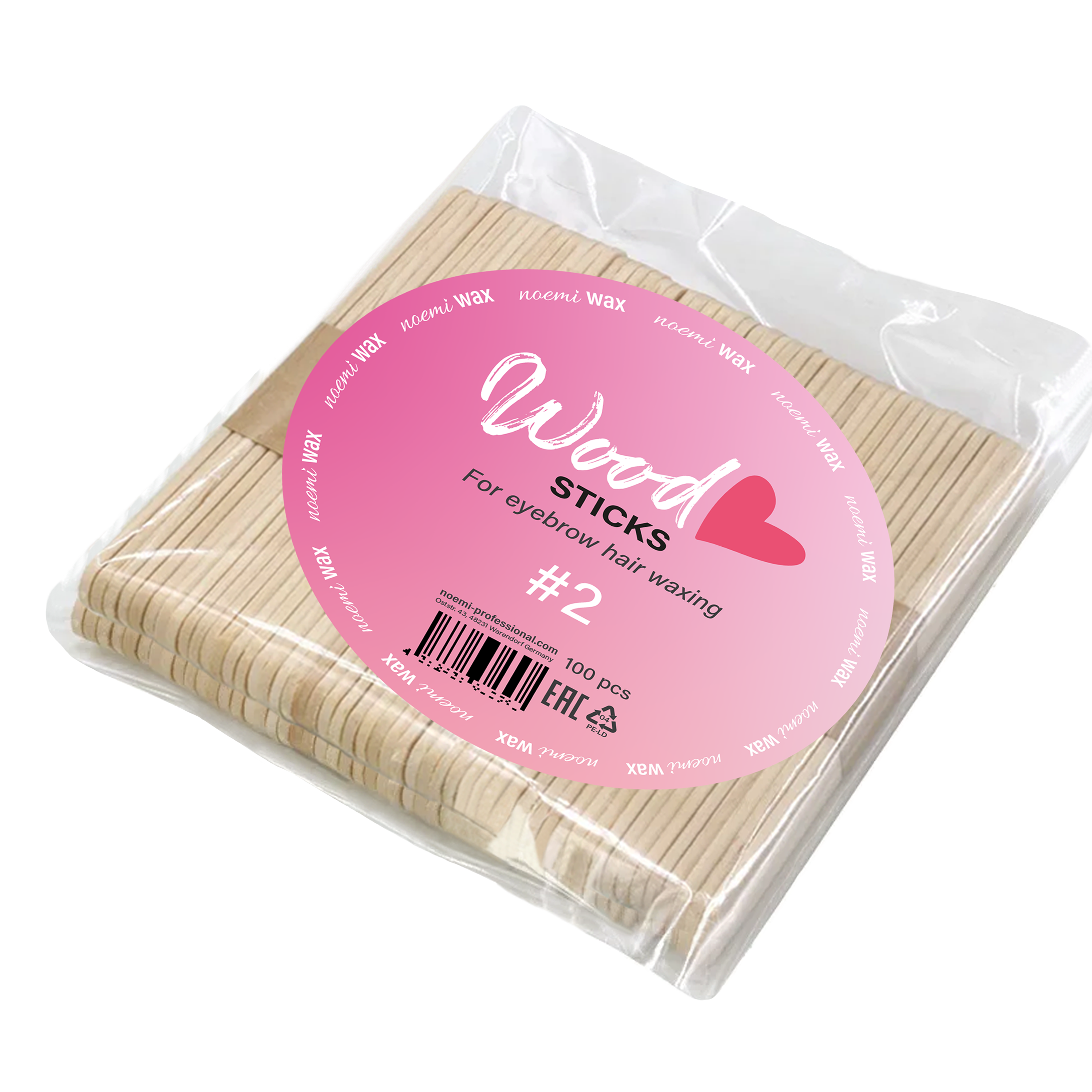 Wooden applicators for waxing (100 pcs)
