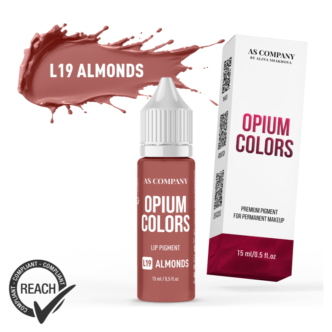 L19 almonds lip pigment (OPIUM COLORS)