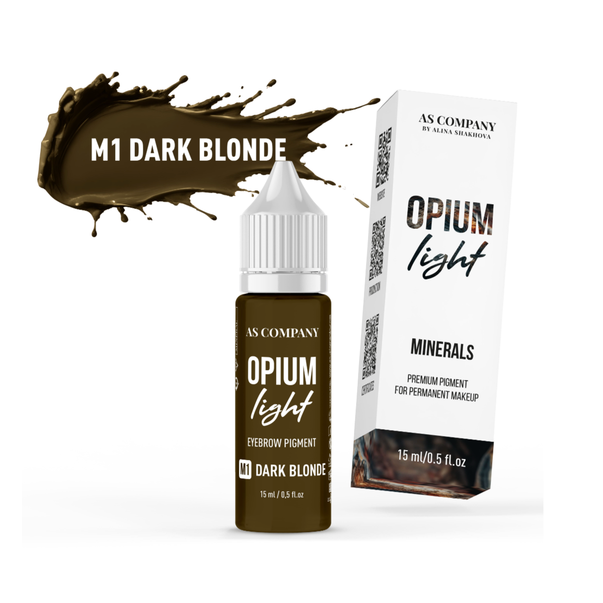 M1 DARK BLONDE mineral eyebrow pigment (OPIUM LIGHT)
