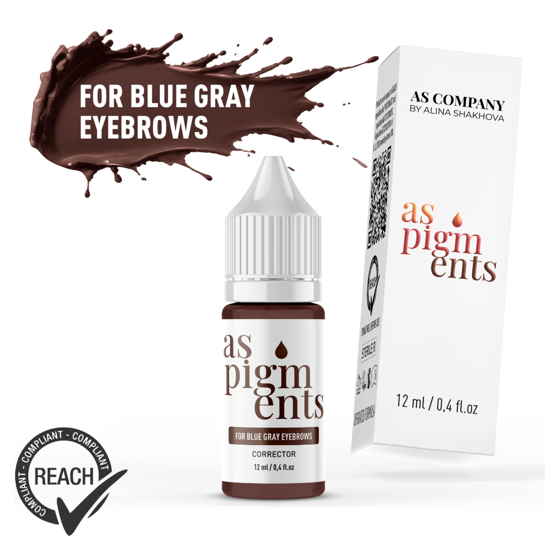 Corrector for blue/grey eyebrows