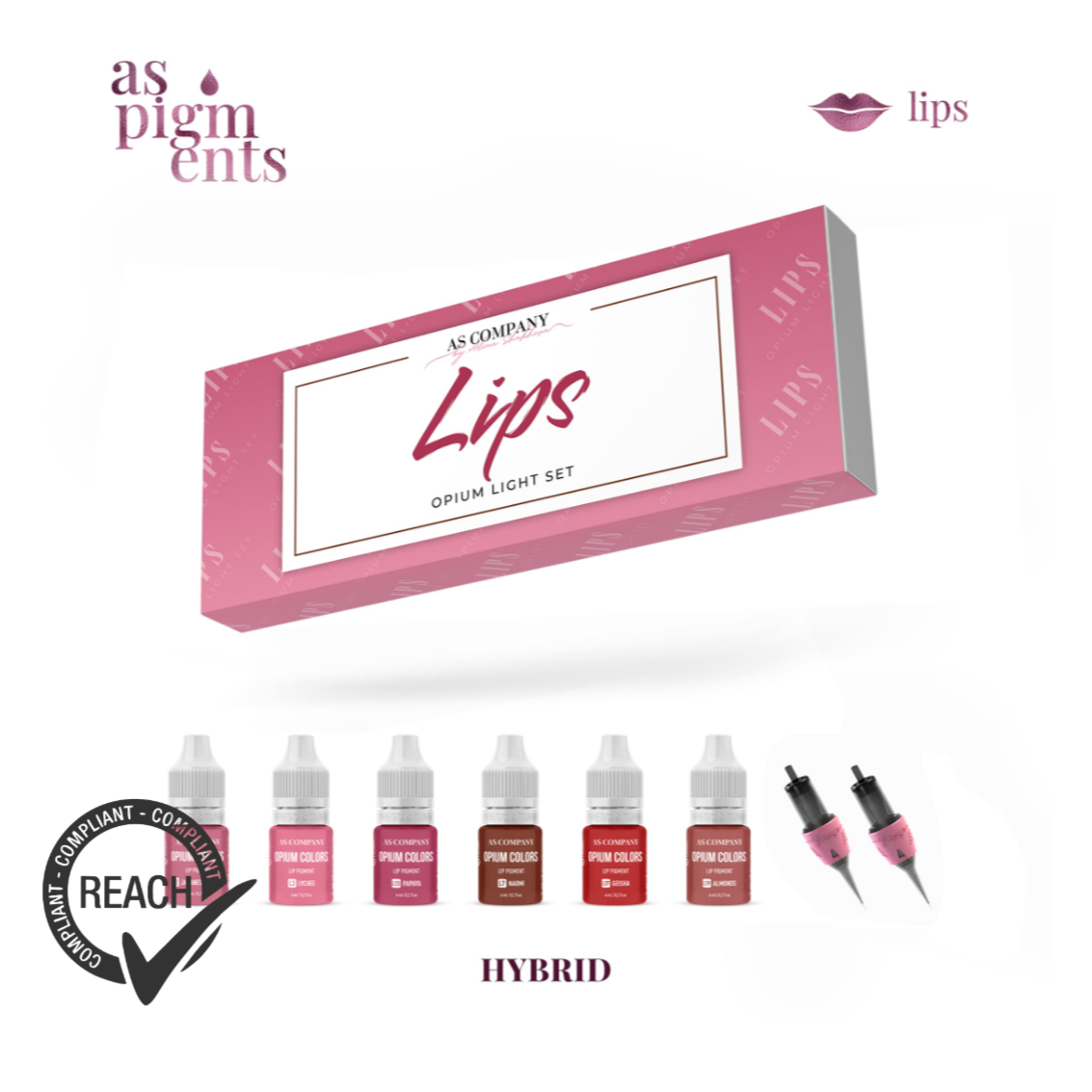 OPIUM COLORS lips set hybrids 6 ml