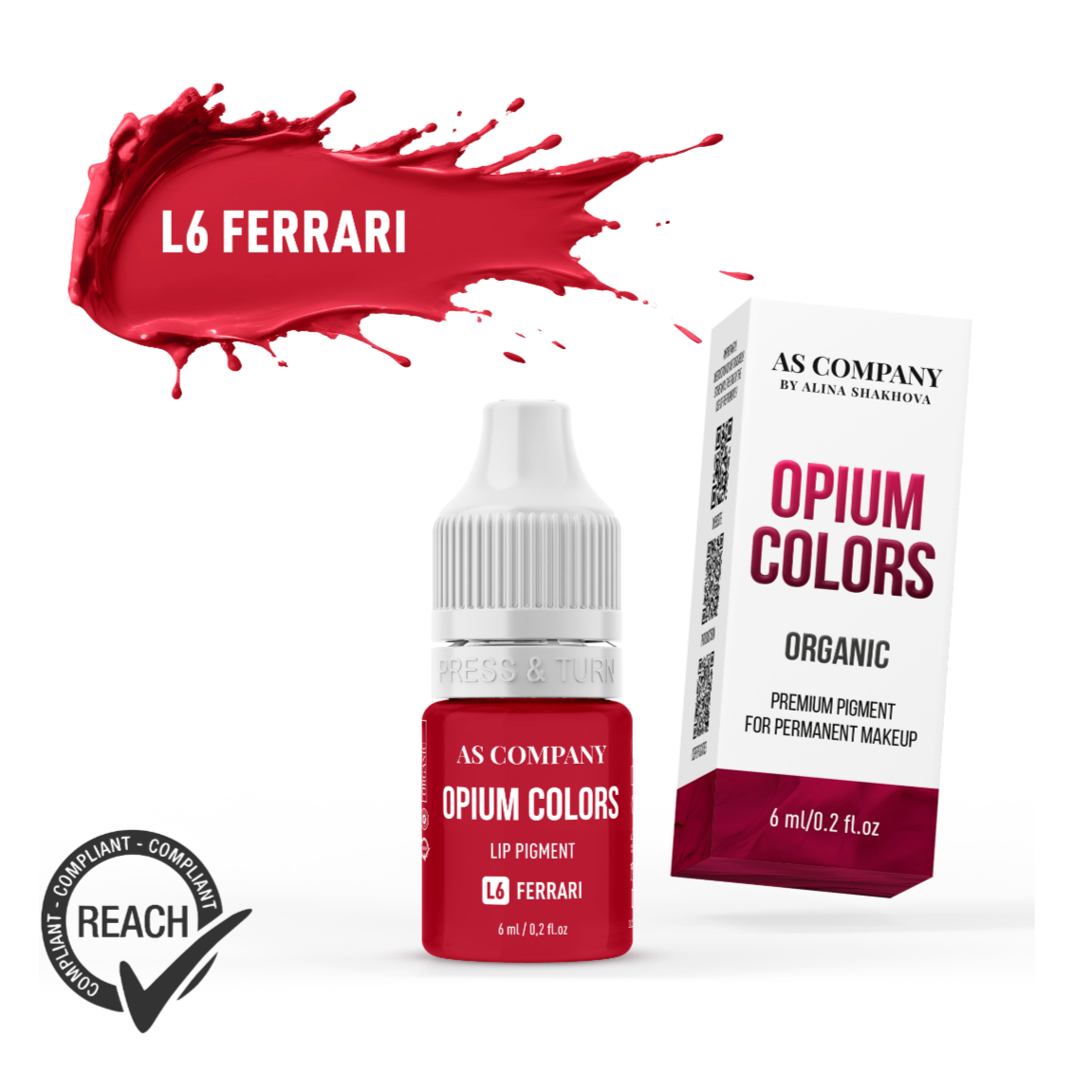 L6 FERRARI ORGANIC lip pigment (OPIUM COLORS)