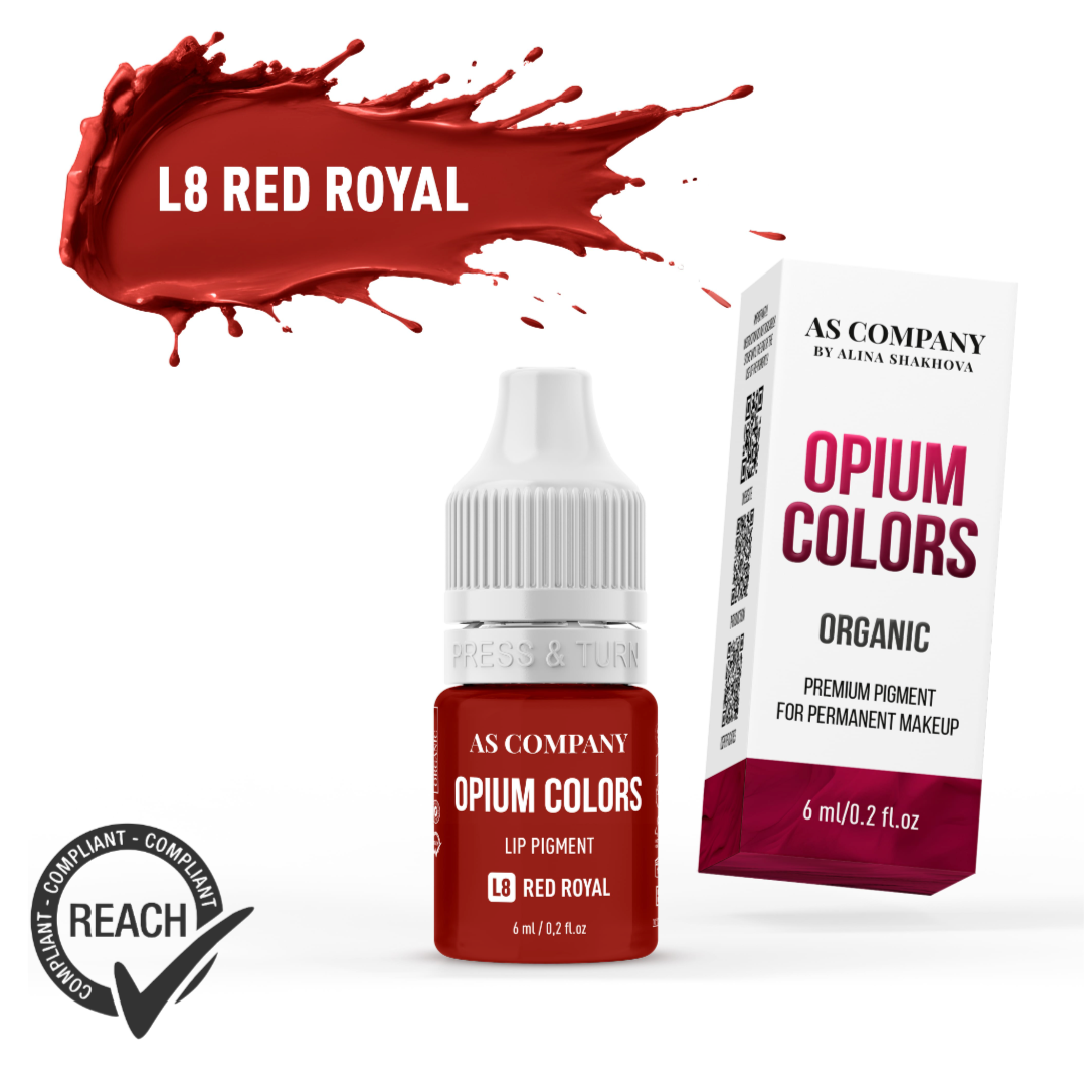 L8 RED ROYAL ORGANIC lip pigment (OPIUM COLORS)