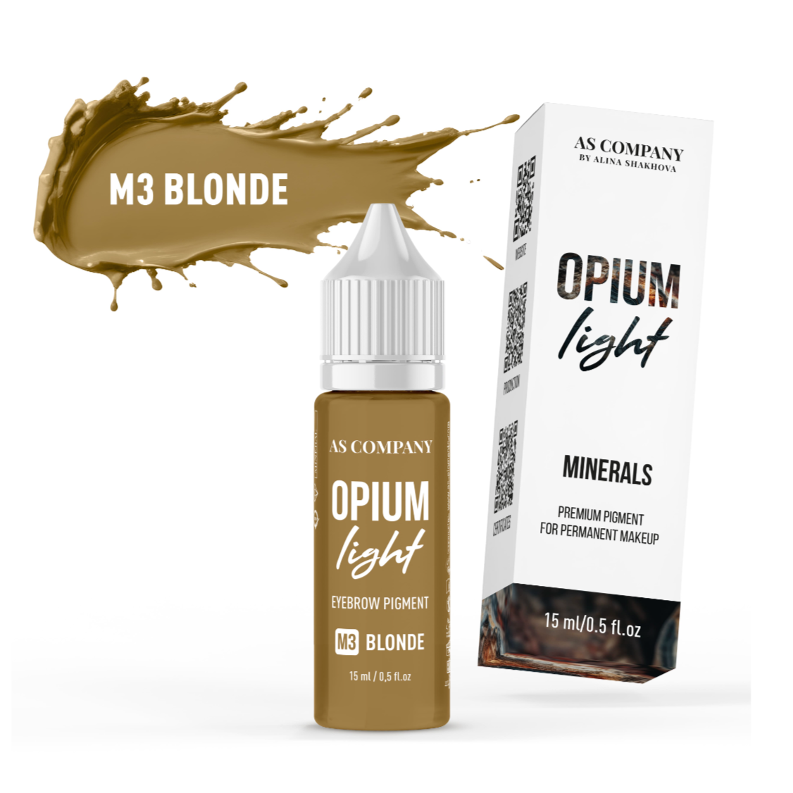M3 BLONDE mineral eyebrow pigment (OPIUM LIGHT)