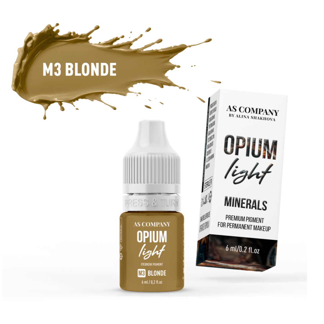 M3 BLONDE mineral eyebrow pigment (OPIUM LIGHT)