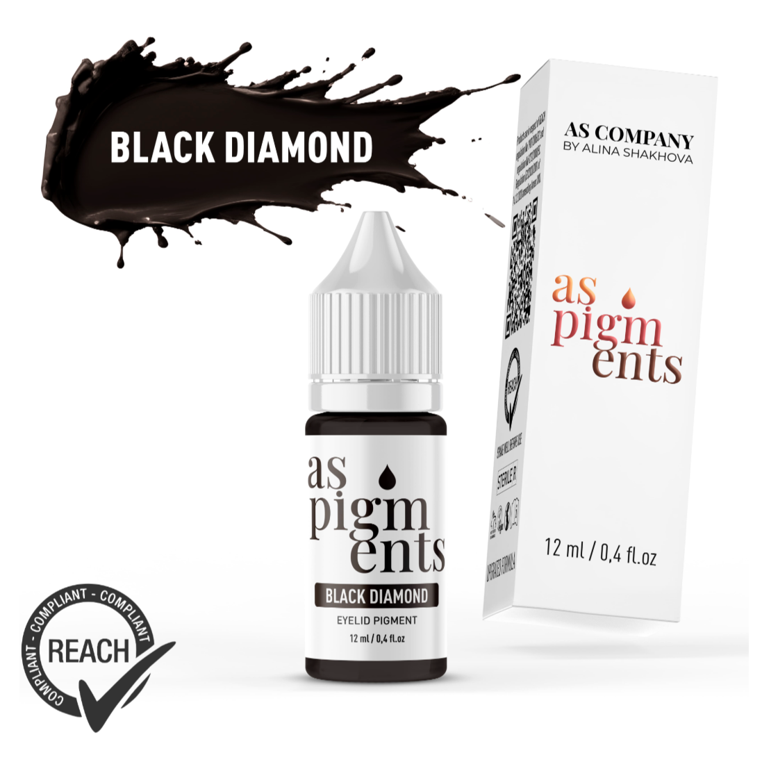Black diamond eyelid pigment