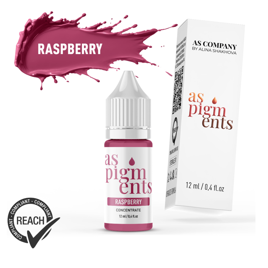 Raspberry lip pigment concentrate