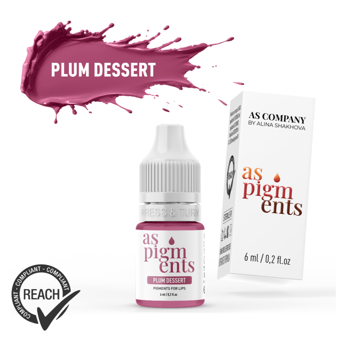Plum dessert lip pigment