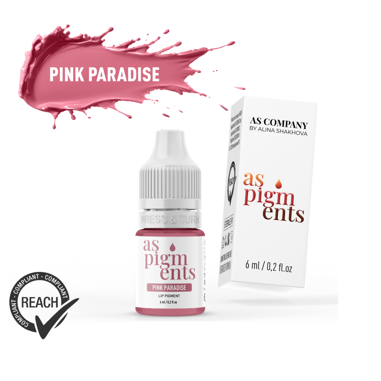 Pink paradise lip pigment
