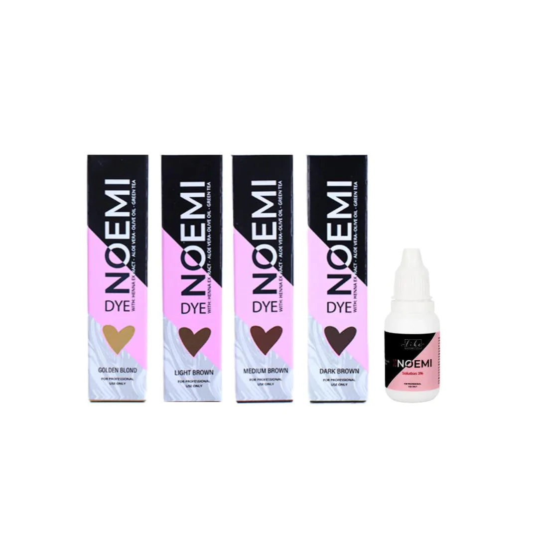 NOEMI - HYBRID DYE STARTER KIT (4 BEST SELLER SHADES + DEVELOPER)