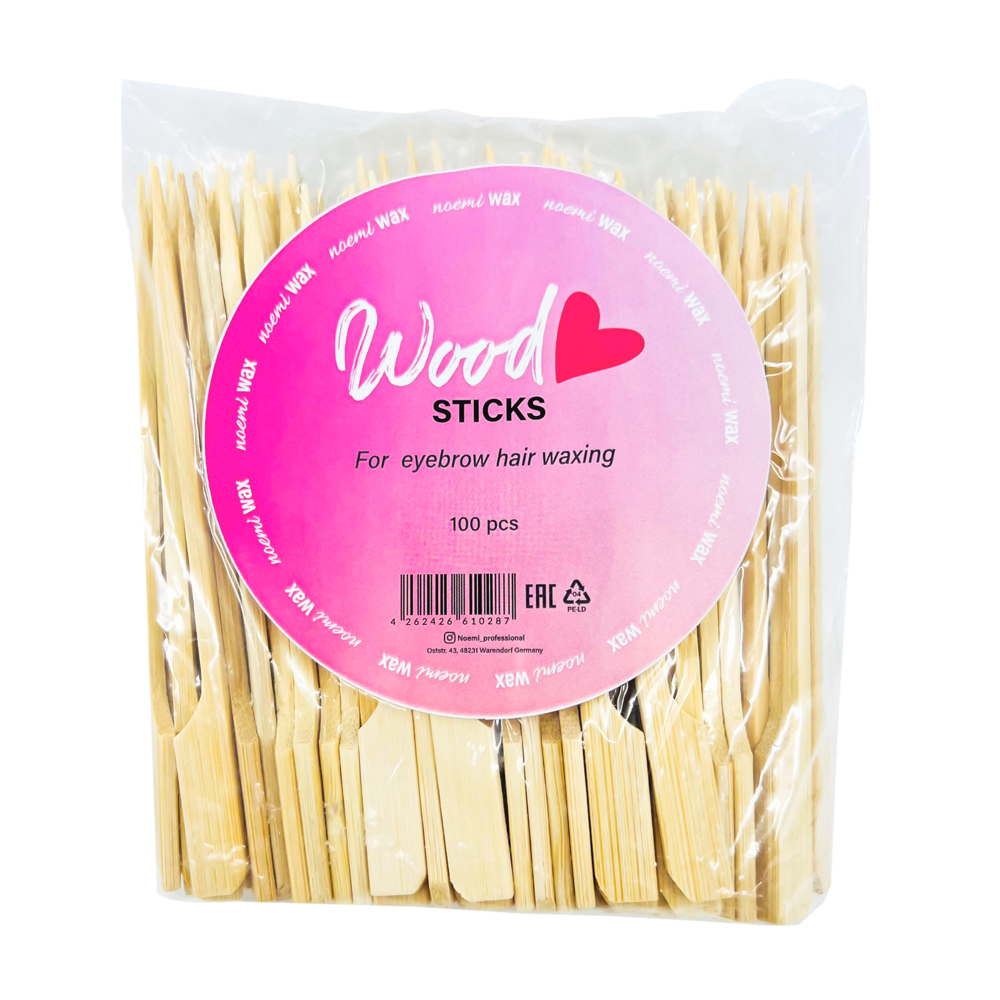 Wooden applicators for waxing (100 pcs)