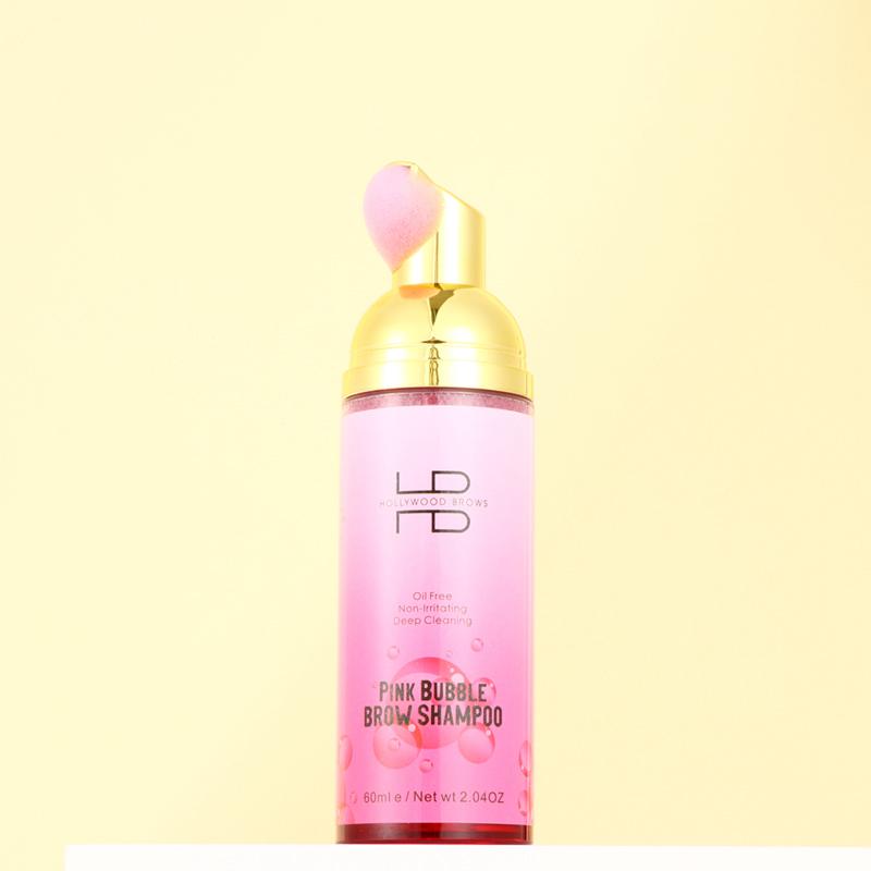 Hollywood brows bubble shampoo