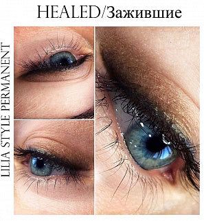 Deep black eyelid pigment