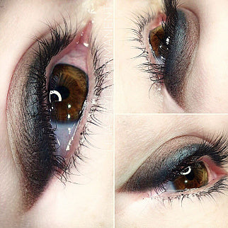 Deep black eyelid pigment