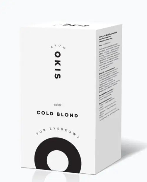 Okis Eyebrow DYE with oxidant - Cold blonde