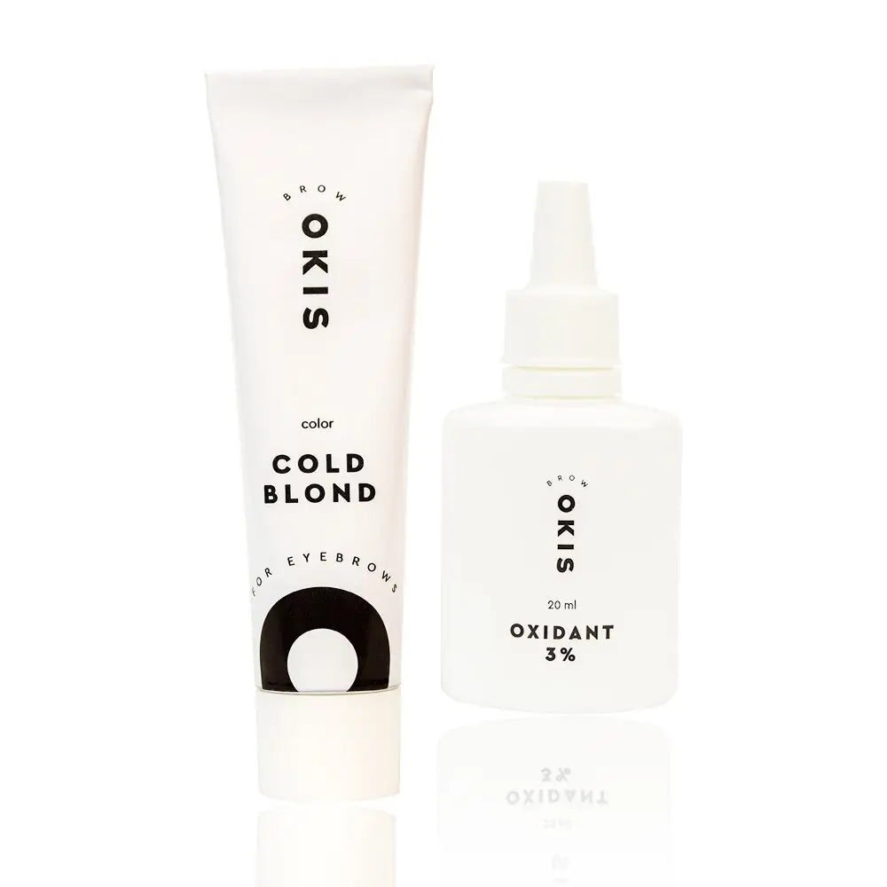 Okis Eyebrow DYE with oxidant - Cold blonde