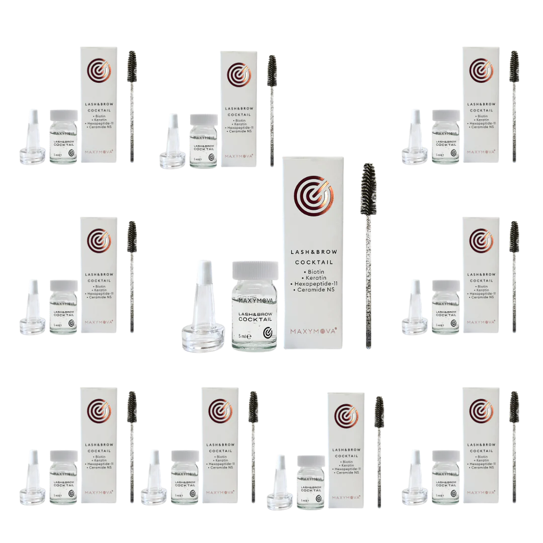 Maxymova SET 10 SERUM LASH&BROW COCKTAIL 5 ML, FOR LASHES AND BROWS