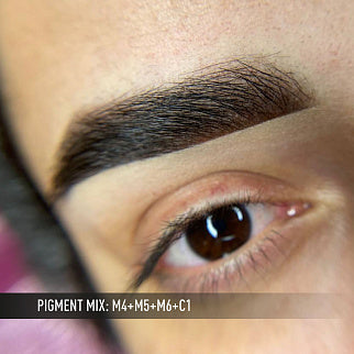M6 DARK BROWN mineral eyebrow pigment (OPIUM LIGHT)