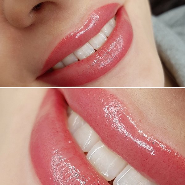 Cherry lip pigment concentrate