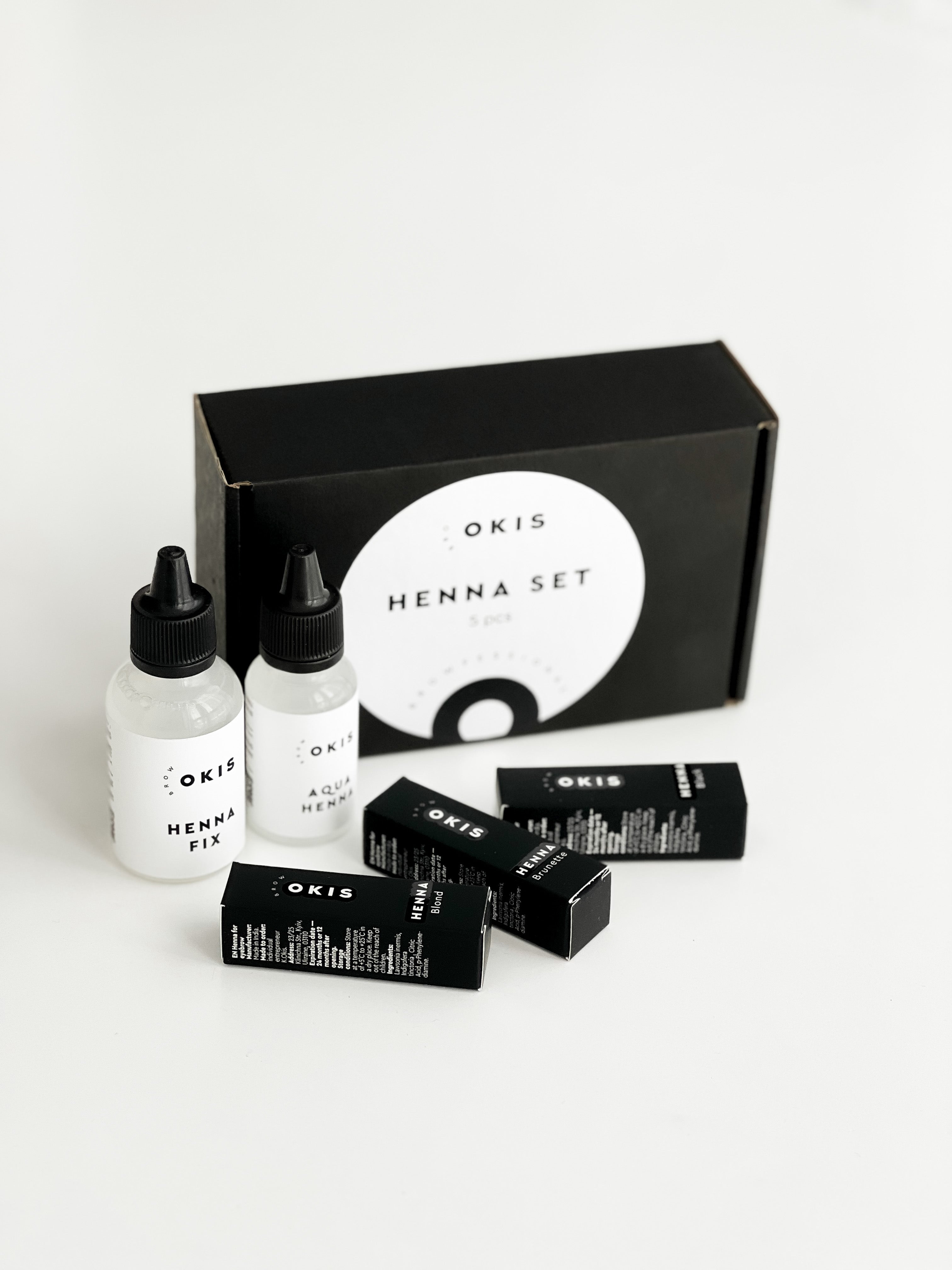 Okis Henna set 5 pcs