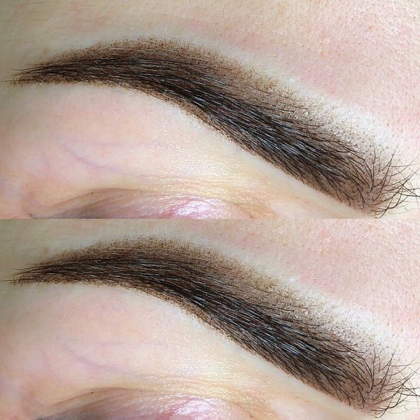 Black brown brow pigment