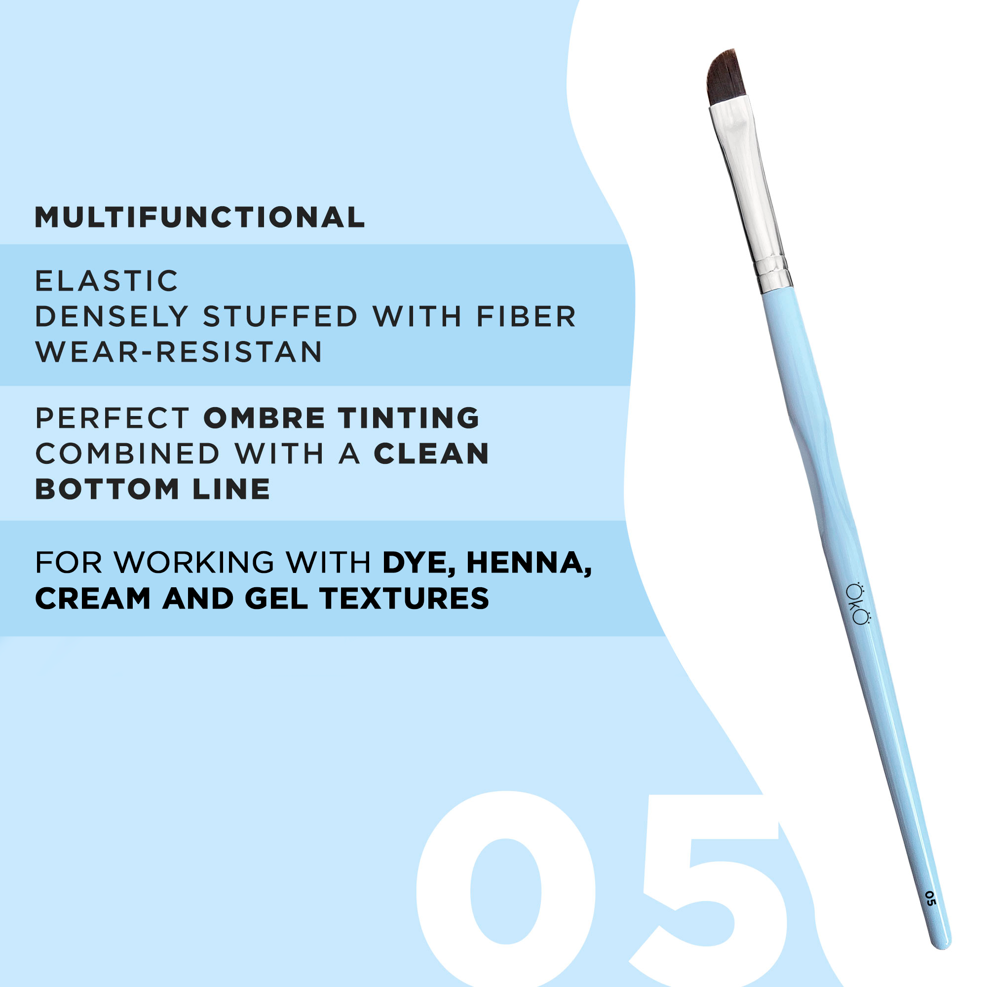 OKO Soft Angled Brush #5
