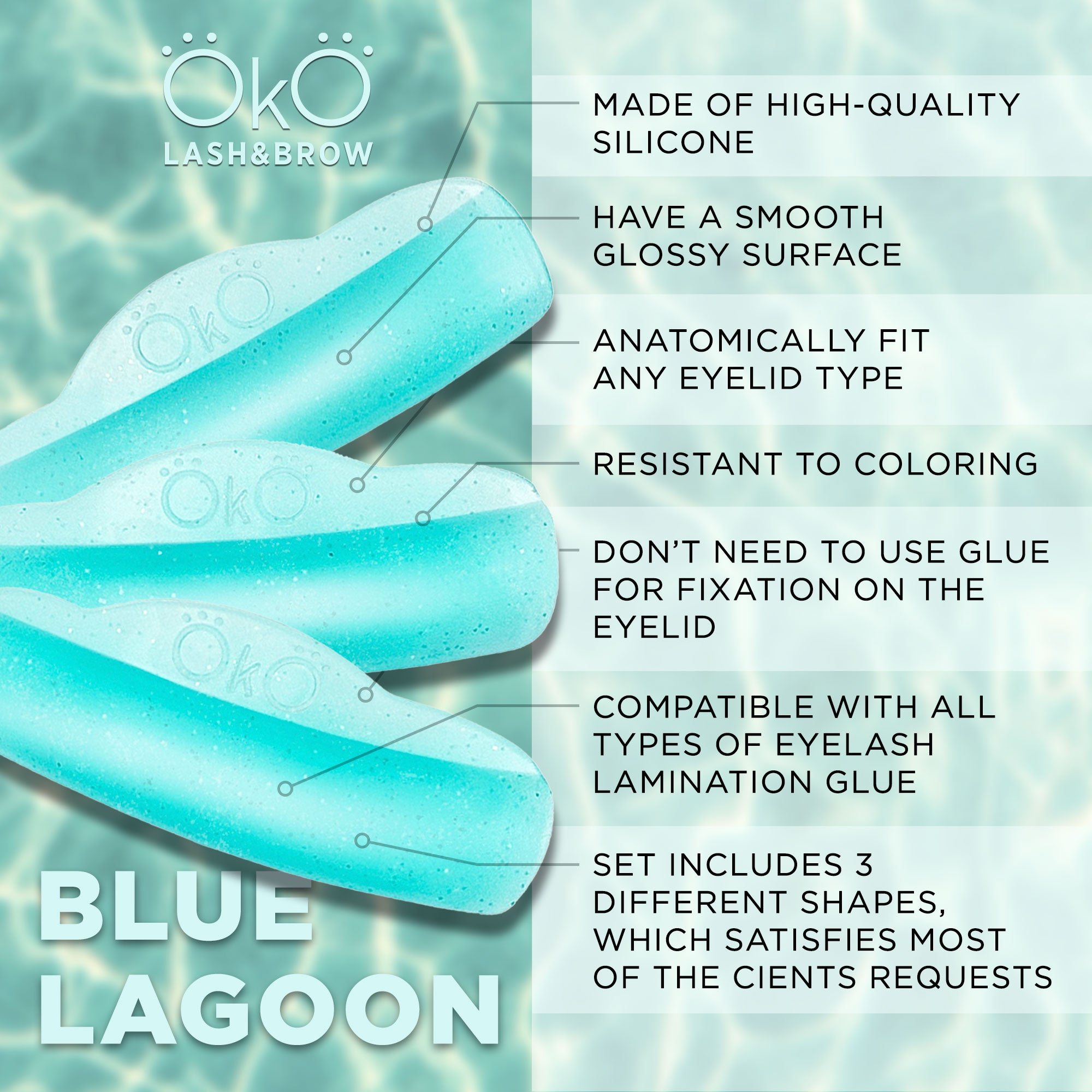 Oko blue lagoon pads