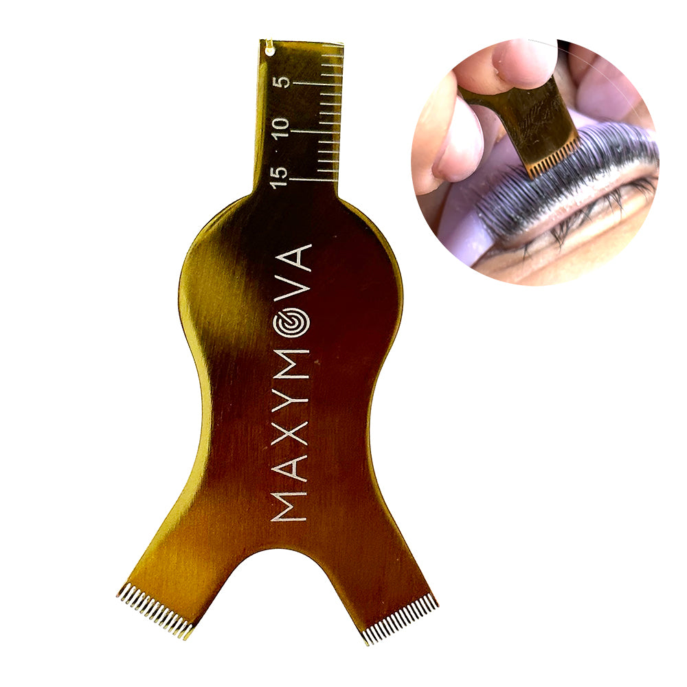 Maxymova Golden metallic Y tool/ruler