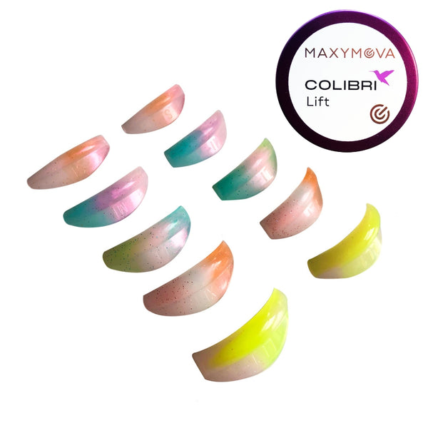 Maxymova LIFT eyelash curlers - Colibrì - semi-transparent - 5 pairs