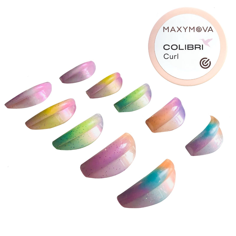 Maxymova CURL eyelash curlers - Colibrì - semi-transparent - 5 pairs