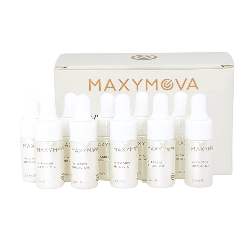 Maxymova Set 10 pcs Vitamin Brow Oil - after henna or eyebrow lamination