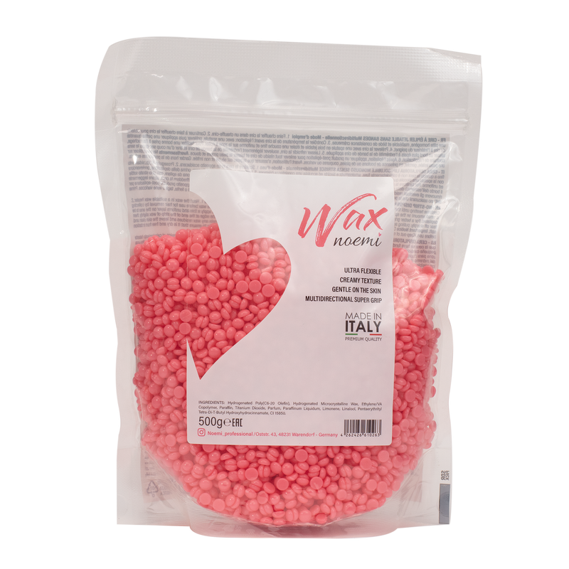 Noemi Waxing Premium Pink - 500gr Made in Italy
