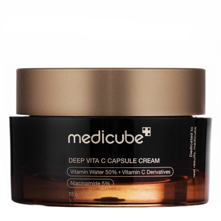 Medicube - Deep Vita C Capsule Cream - Verhelderende en verstevigende gezichtscrème - 55 g