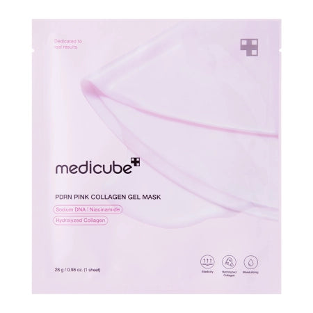 Medicube - PDRN Pink Collagen Jelly Gel Mask - Verstevigend hydrogel gezichtsmasker - 1 stuk/28 g