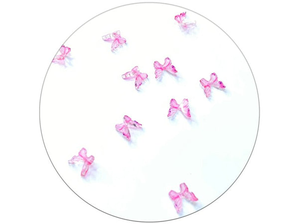 Butterfly charms - Pink