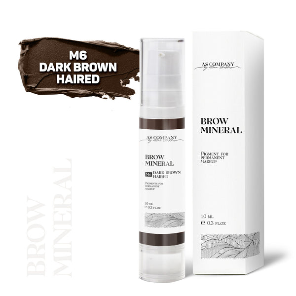 M6 Dark Brown Haired 10ML Mineral Brow Pigment