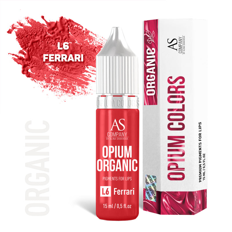 L6-FERRARI ORGANIC lip pigment OPIUM COLORS