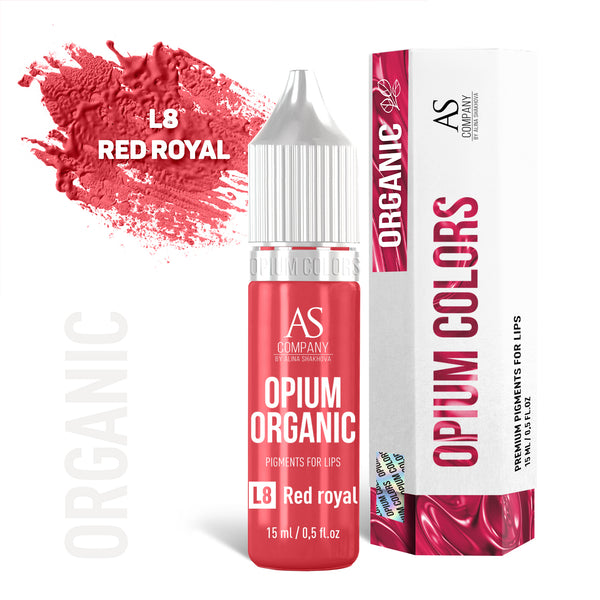 L8-RED ROYAL ORGANIC lip pigment OPIUM COLORS