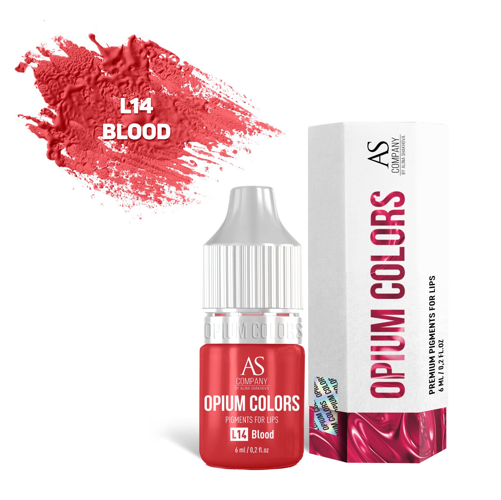 L14-BLOOD lip pigment OPIUM COLORS