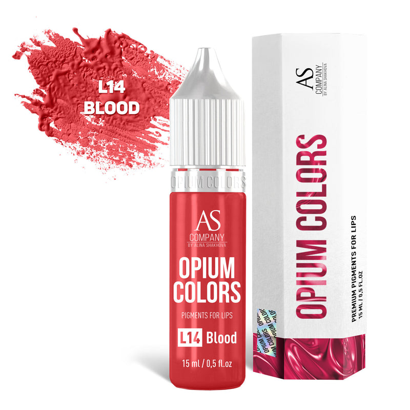 L14-BLOOD lip pigment OPIUM COLORS